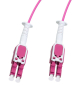 Preview: Uniboot Push/Pull LWL-Patchkabel, LC-LC, OM4, 1,0m