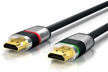 PureLink Ultimate Serie mit Verriegelung, HDMI High Speed Kabel mit Ethernet, vergoldet, HDMI St. A / HDMI St. A, 10,0 m