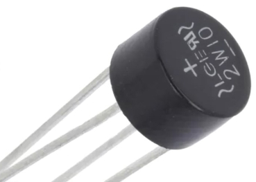 2W10, Brückengleichrichter: einphasig; Urmax: 1kV; If: 2A; Ifsm: 50A; rund