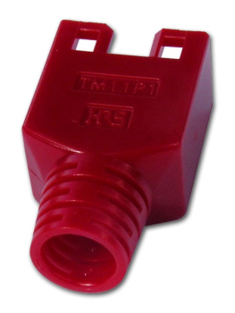 Knickschutztülle für geschirmte Stecker RJ45, rot