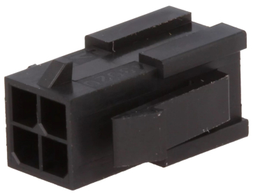 Steckverbinder: Leitung-Leitung; Stecker; männlich; PIN: 4; 3mm