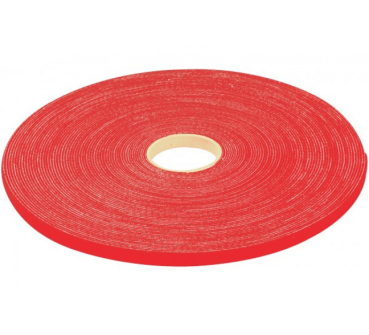 Klett-Montageband, 10 mm x 20,0 m, rot Zur leitungsschonenden Montage von Netzwerk- und Datenkabeln