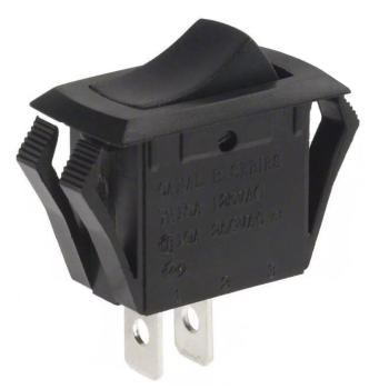 ROCKER; SPST; ON-OFF; schwarz; -20÷85°C