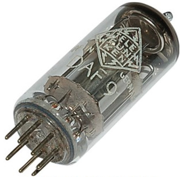 DAF91, Elektronenröhre, Mehrfachröhre, Miniatur, 7-pol