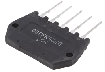 DF25NA100, Brückengleichrichter: dreiphasig; Urmax: 1kV; If: 25A; Ifsm: 400A