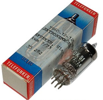 DK91, Elektronenröhre, Heptode, Miniatur, 7-pol