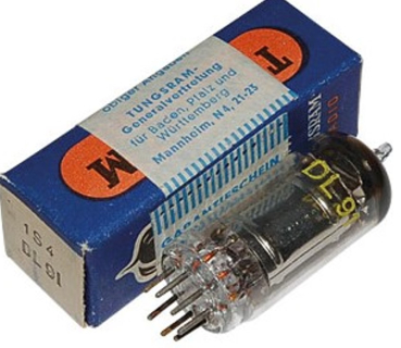 DL91, Elektronenröhre, Leistungsröhre, Miniatur,