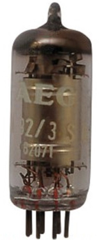 DL92, Elektronenröhre, Leistungsröhre, Miniatur, 7-pol