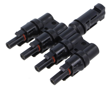 Verteiler; solar männlich x4,solar weiblich x4