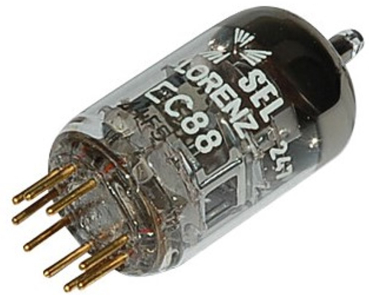EC88, Elektronenröhre, Triode, Noval, 9-pol, 6,3 V