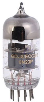 ECC88, Elektronenröhre, Doppel Triode, Noval, 9-pol, 6,3 V, 0,37 A