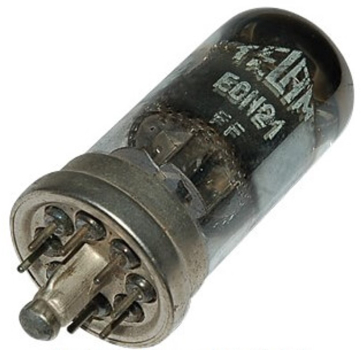 ECH21, Elektronenröhre, Mehrfachröhre, Octal, 8-pol, 6,3 V