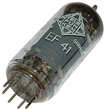 EF41, Elektronenröhre, Pentode, B8A, 8-pol, 6,3 V