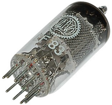 EF83, Elektronenröhre, Pentode, Noval, 9-pol, 6,3 V