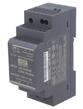 Netzteil: Impuls; für DIN-Schiene; 30W; 15VDC; 2A; 85÷264VAC; OUT: 1