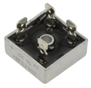 KBPC2502, Brückengleichrichter: einphasig; Urmax: 200V; If: 25A; Ifsm: 400A