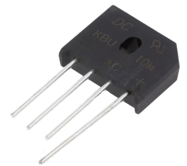 KBU10M, Brückengleichrichter: einphasig; Urmax: 1kV; If: 10A; Ifsm: 200A