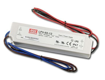 Netzteil: Impuls; LED; 60W; 12VDC; 5A; 90÷264VAC; 127÷370VDC; IP67