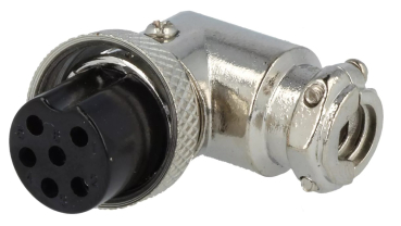 Steckverbinder: für Mikrofone; Stecker; weiblich; PIN: 6
