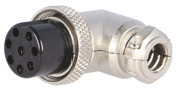 Steckverbinder: für Mikrofone; Stecker; weiblich; PIN: 8