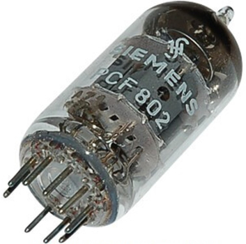 PCF802, Elektronenröhre, Mehrfachröhre, Noval, 9-pol, 300 mA