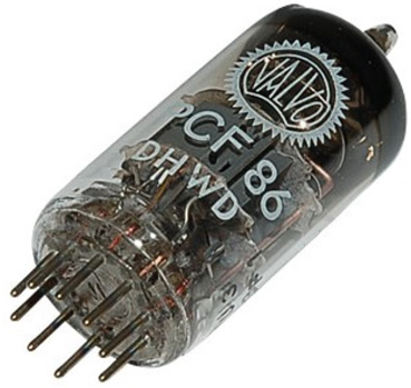 PCF86, Elektronenröhre, Mehrfachröhre, Noval, 9-pol, 300 mA