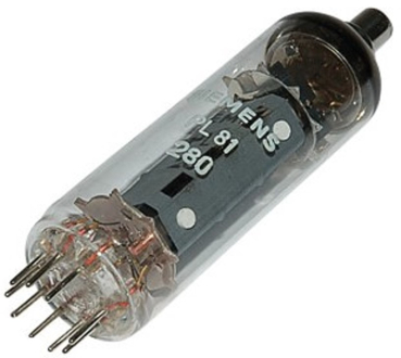 PL81, Elektronenröhre, Leistungsröhre, Noval, 9-pol, 300 mA