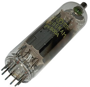 PY500A, Elektronenröhre, Gleichrichterröhre, Noval, 9-pol, 300 mA