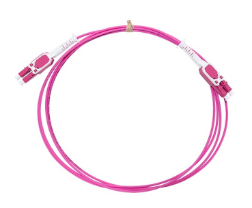 Preview: Uniboot Push/Pull LWL-Patchkabel, LC-LC, OM4, 0.5m
