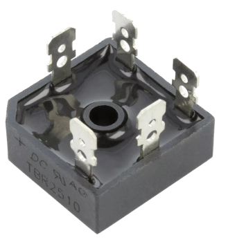 TBR2510, Brückengleichrichter: dreiphasig; Urmax: 1kV; If: 25A; Ifsm: 400A