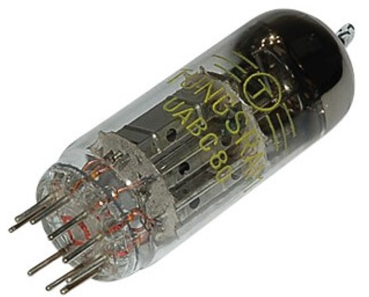 UABC80, Elektronenröhre, Mehrfachröhre, Noval, 9-pol, 100 mA