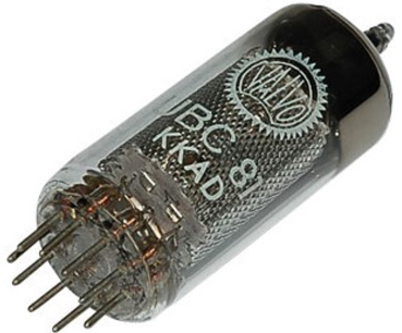 UBC81, Elektronenröhre, Mehrfachröhre, Noval, 9-pol, 100 mA