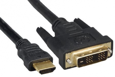 Preview: HDMI- DVI Kabel 18+1 DVI 5m