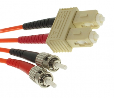 Preview: LWL Kabel 2SC + 2ST Multimode 62.5/125 1m