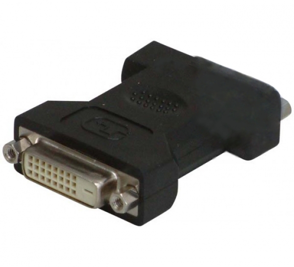 DVI Adapter, 24+1pol DVI Bu. / 24+1pol DVI Bu.