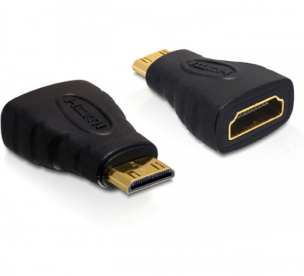 Adapter High Speed HDMI C Stecker an HDMI A Buchse