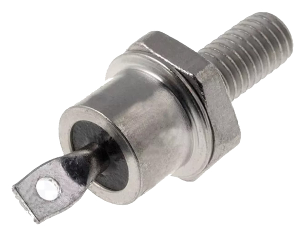 D22-10-12-R0, Diode: Gleichrichter; 1,2kV; 10A; Anode auf Schraube; DO4; M5; 1,5V