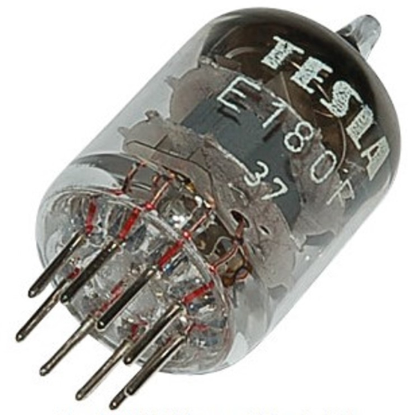 E180F, Elektronenröhre, Pentode, Noval, 9-pol, 6,3 V