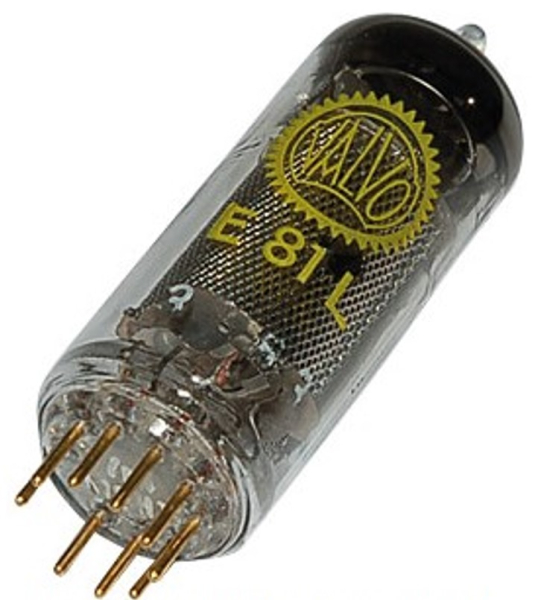 E81L, Elektronenröhre, Leistungsröhre, Noval, 9-pol, 6,3 V