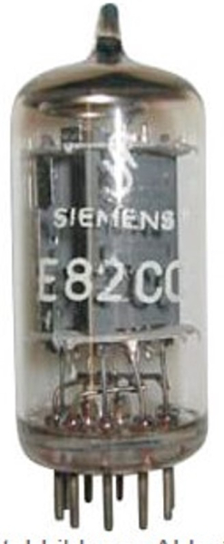 E82CC, Elektronenröhre, Doppeltriode, Noval, 9-pol, 6,3 / 12,6 V