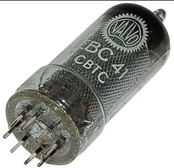 EBC41, Elektronenröhre, Mehrfachröhre, B8A, 8-pol, 6,3 V