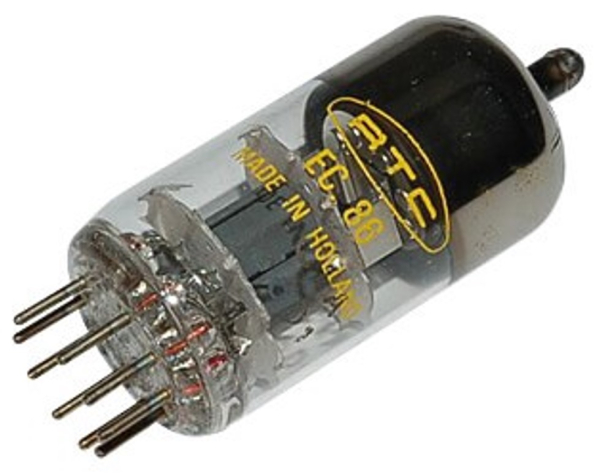 EC86, Elektronenröhre, Triode, Noval, 9-pol, 6,3 V
