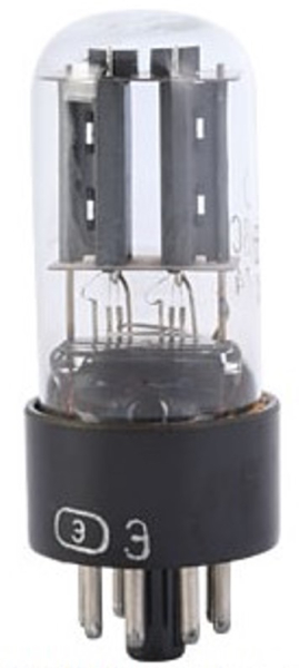 ECC32, Elektronenröhre, Doppel Triode, Octal, 8-pol, 6,3 V