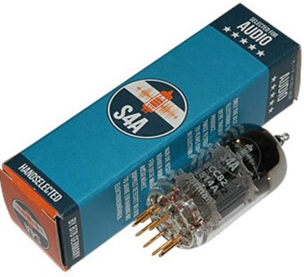 ECC82, Elektronenröhre, Doppeltriode, Noval, 9-pol, 6,3 / 12,6 V