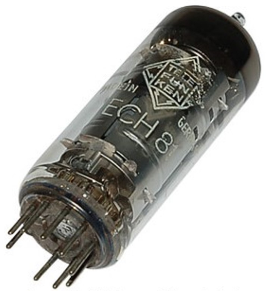 ECH81, Elektronenröhre, Mehrfachröhre, Noval, 9-pol, 6,3 V