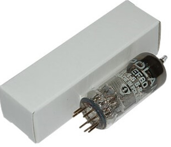 EF80, Elektronenröhre, Pentode, Noval, 9-pol, 6,3 V