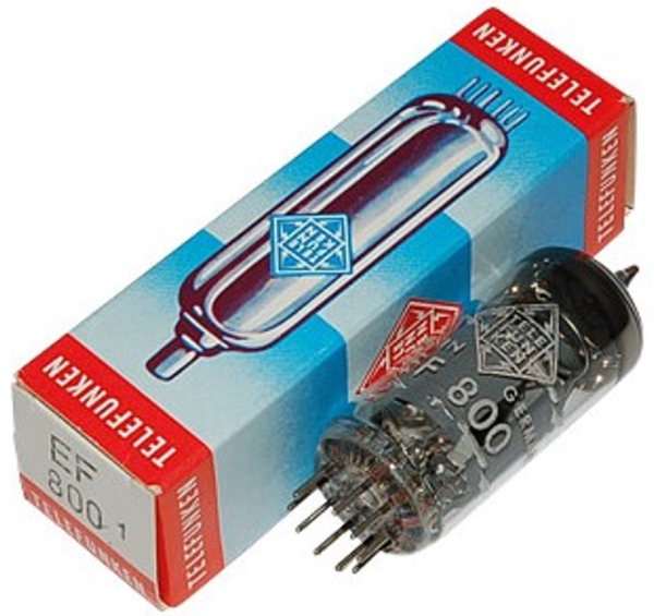 EF800, Elektronenröhre, Pentode, Noval, 9-pol, 6,3 V
