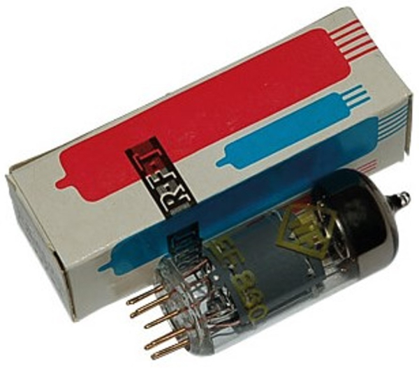 EF860, Elektronenröhre, Pentode, Noval, 9-pol, 6,3 V