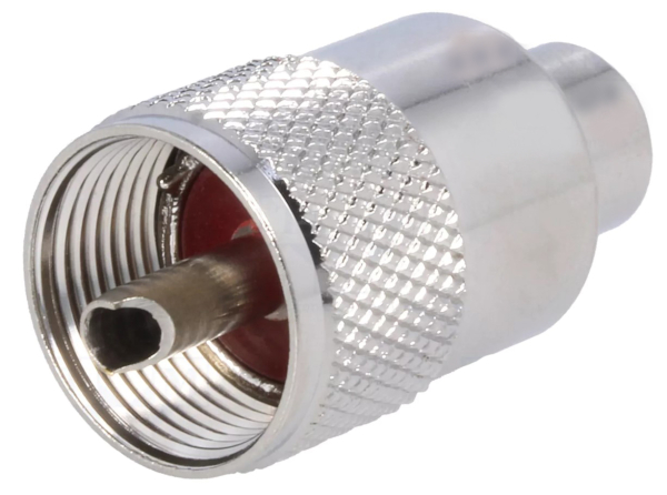 Steckverbinder: UHF (PL-259); Stecker; männlich; gerade; RG59