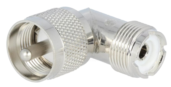 H3424, Kupplung; UHF männlich,UHF weiblich; 90°-Winkel